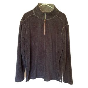 American Tradition Trinity Black Long Sleeve Sherpa Soft Pull Over Sweatshirt